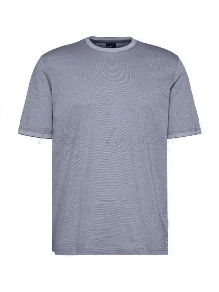BUGATTI T-shirt manica corta micro riga Regular Fit