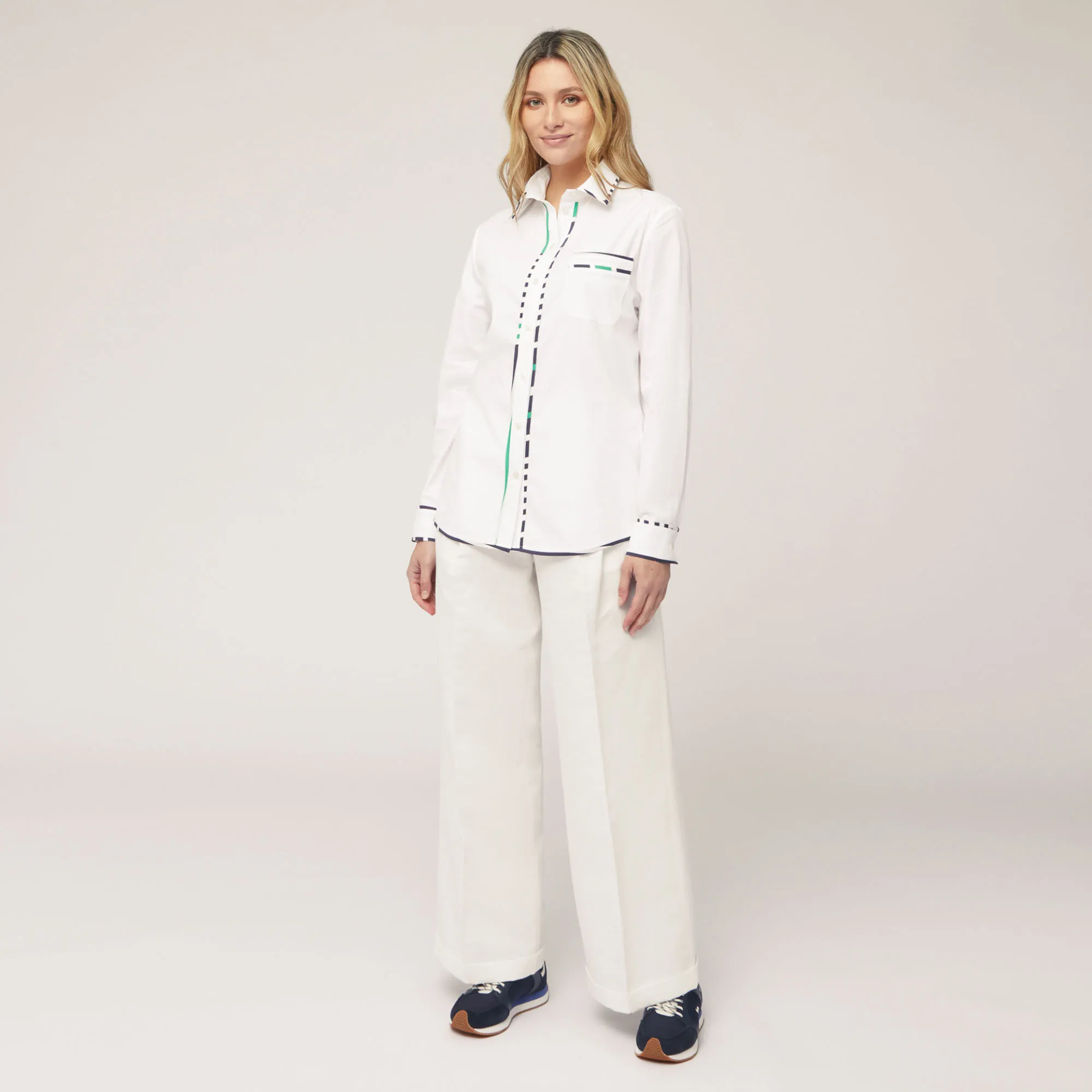 Camicia Con Dettagli Fantasia