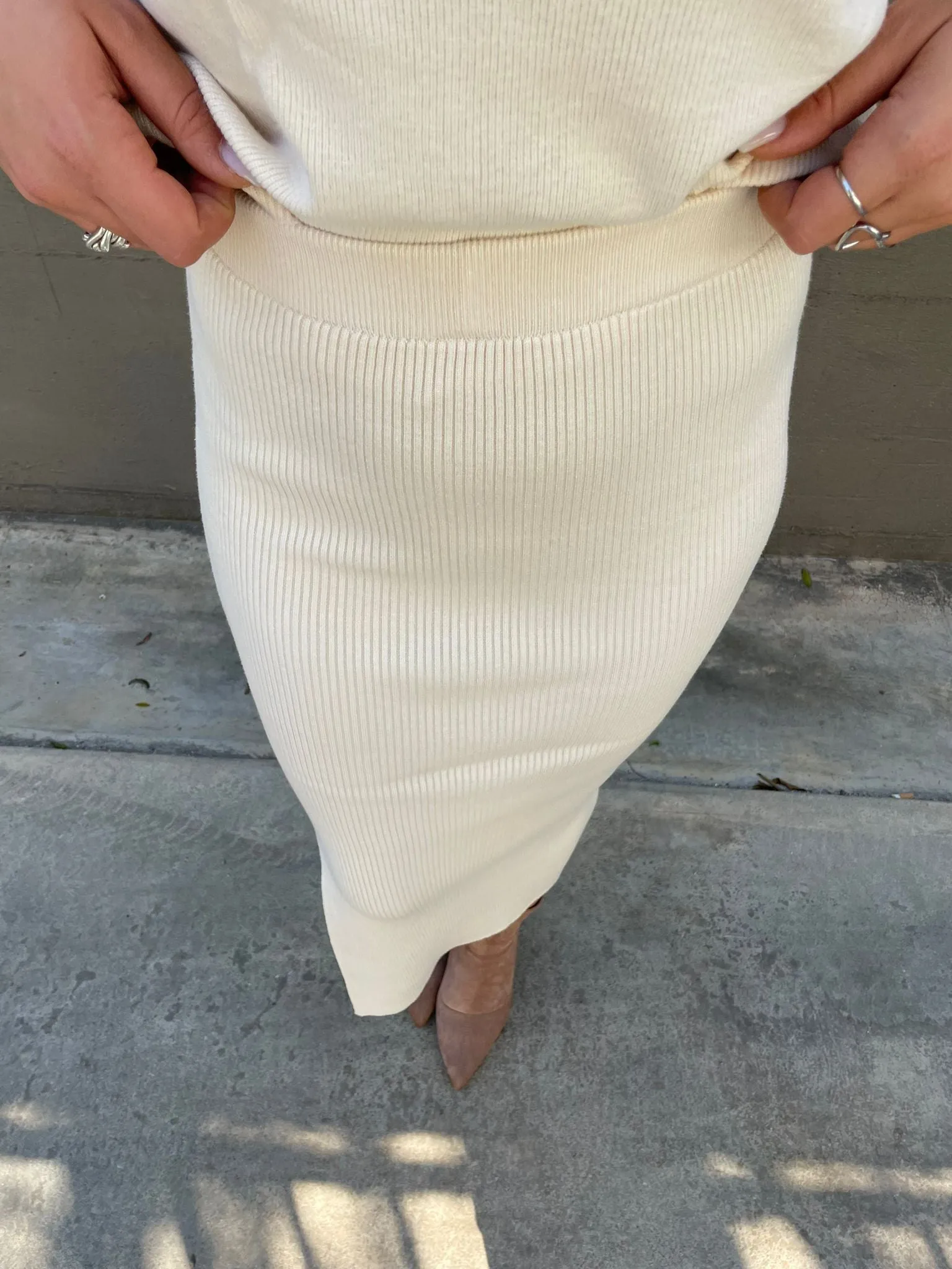 Coordinato 2 pezzi con longuette e maglia collo alto