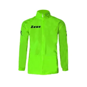 GIACCA A VENTO  RAIN VERDE FLUO ZEUS SPORT