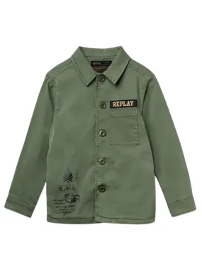 Giubbotto REPLAY & SONS Bambino SB8043.050.84373 Verde