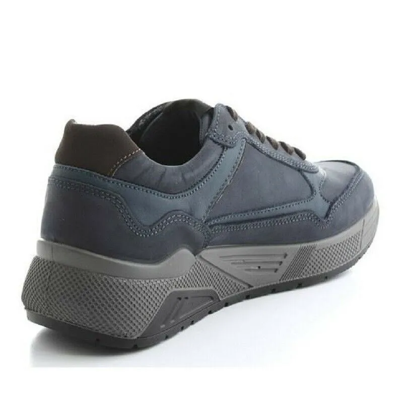 IGI&CO - Art. 4136322 - sneakers uomo colore blu- tessuto pelle