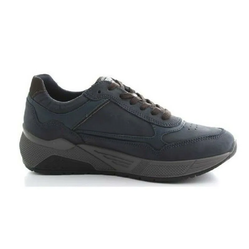 IGI&CO - Art. 4136322 - sneakers uomo colore blu- tessuto pelle