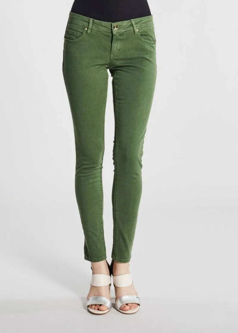 Pantalone skinny in cotone stretch