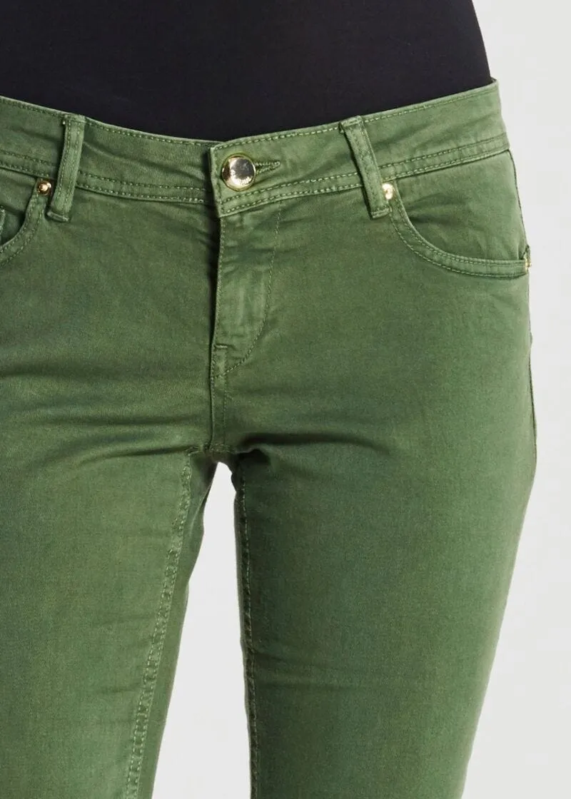 Pantalone skinny in cotone stretch