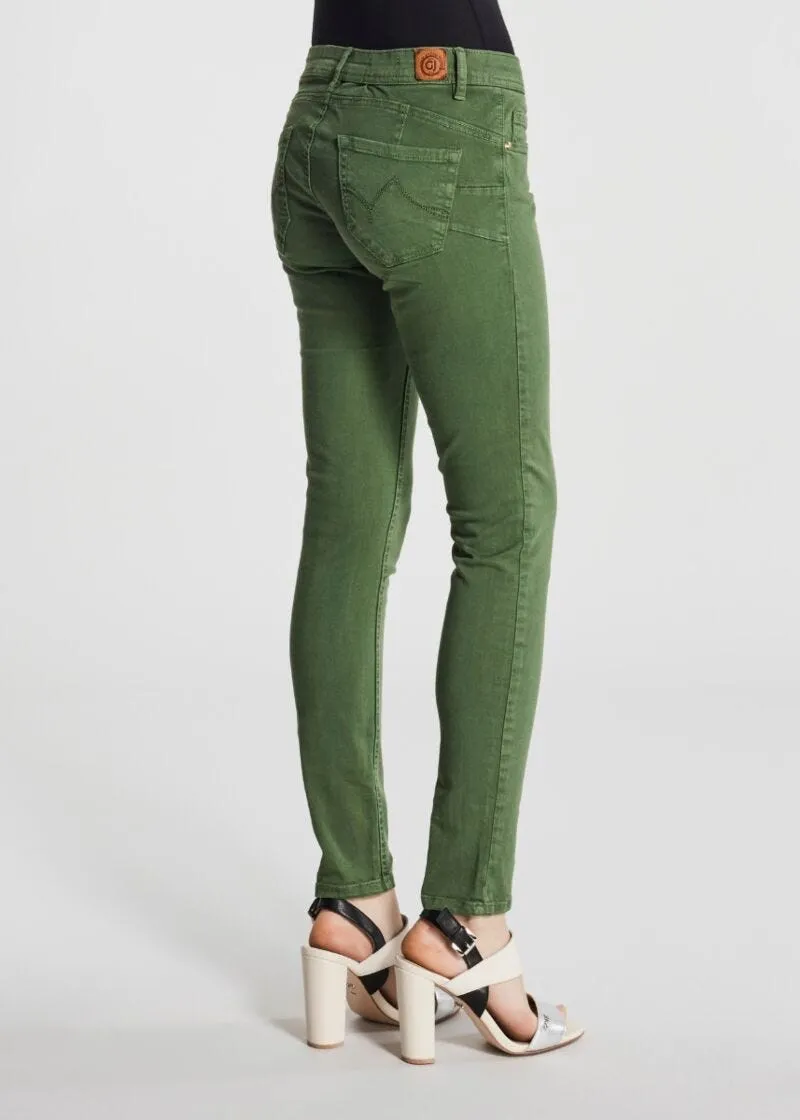 Pantalone skinny in cotone stretch