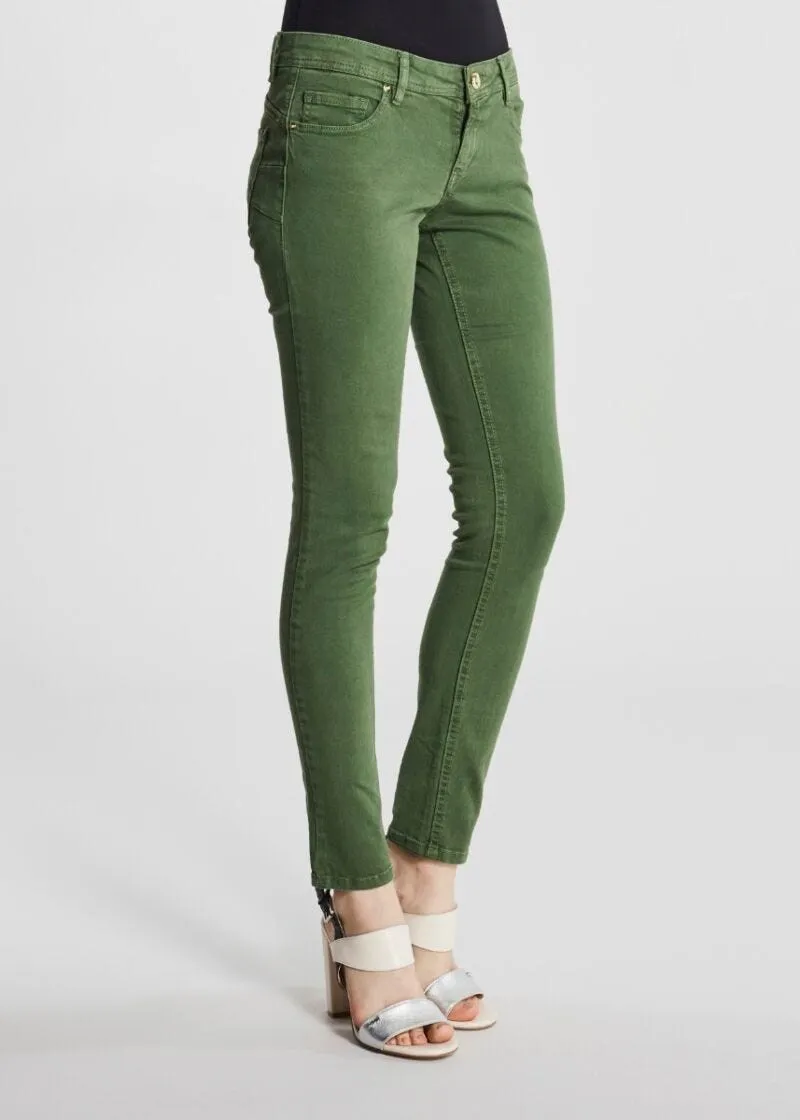 Pantalone skinny in cotone stretch