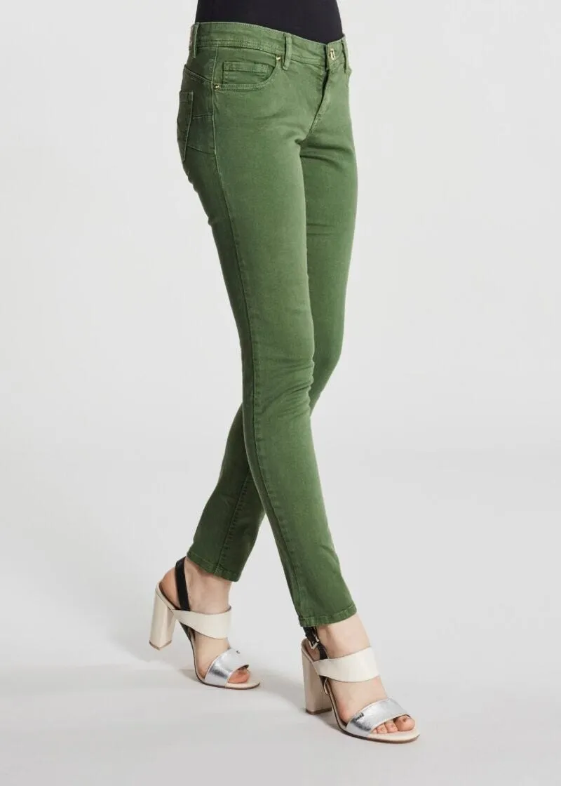 Pantalone skinny in cotone stretch