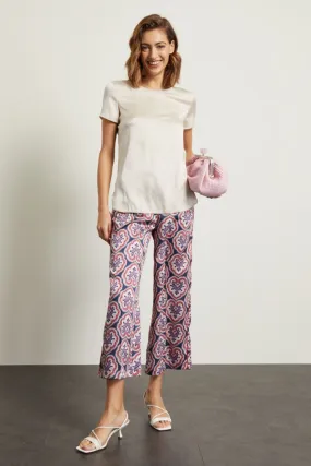 Pantaloni fluidi in twill