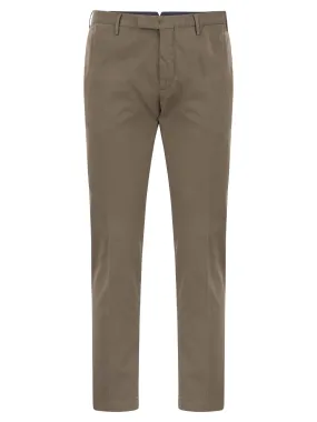 Pantaloni Superslim in cotone e seta
