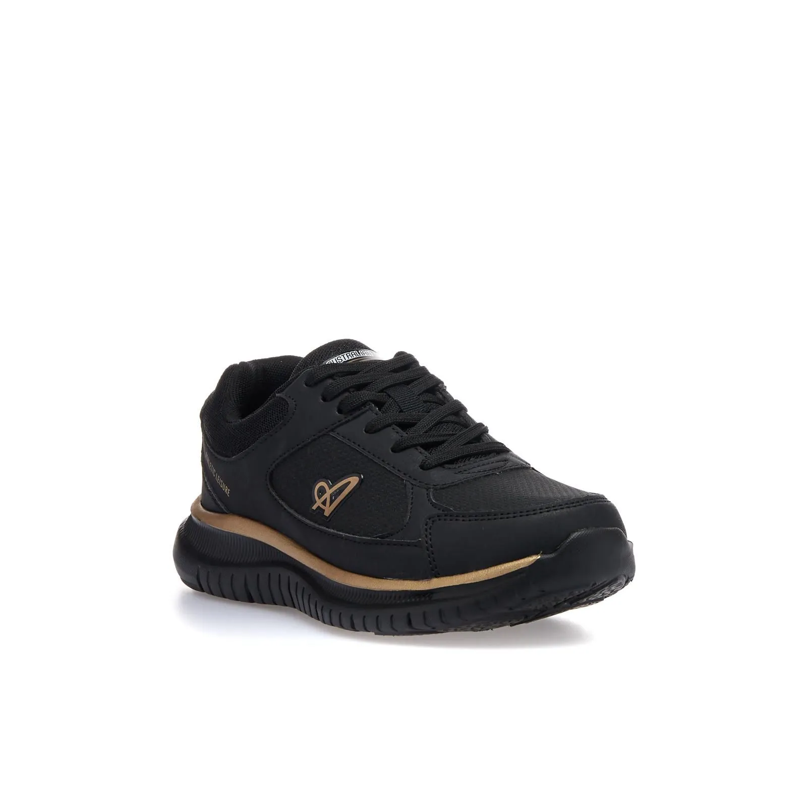 Sneakers da running nere AM 508 con dettagli oro